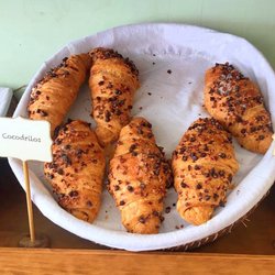 El Maple - These sugar glazed croissants with chocolate sprinkles and nuts are KILLER good!