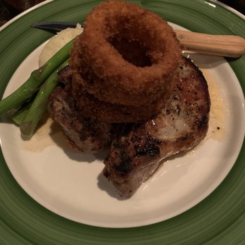 The Mansard Fine Drink And Eatery - Pork Porterhouse 16 oz - New American Near Me - Orchard Park, New York The Mansard Fine Drink And Eatery - Pork Porterhouse 16 oz - New American Near Me - Orchard Park, New York
