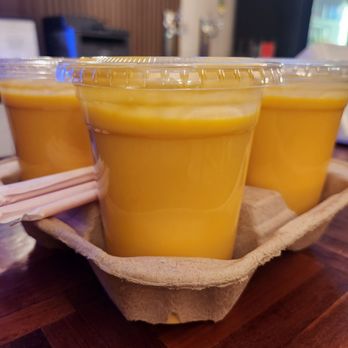 Fusion Pizza - Mango Lassi with a hint of rose water. It was soooo good. And made fresh - Chicken Wings Near Me - Vallejo, California