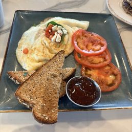 Healthy turkey egg white omelet Healthy turkey egg white omelet