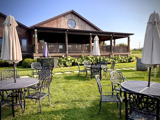 Photo of Macari Vineyards - Mattituck, NY, US. Outdoor dining