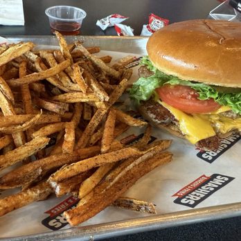 Smashers - Original smash (2 angus patties) w fries - Burgers Near Me - Norfolk, Virginia Smashers - Original smash (2 angus patties) w fries - Burgers Near Me - Norfolk, Virginia