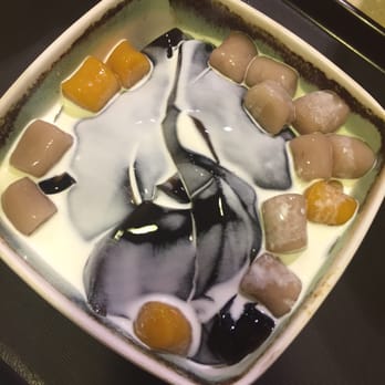 Meet Fresh - Ice w/ glass jelly and sweet potato/ taro balls - Desserts Near Me - Irvine, California Meet Fresh - Ice w/ glass jelly and sweet potato/ taro balls - Desserts Near Me - Irvine, California