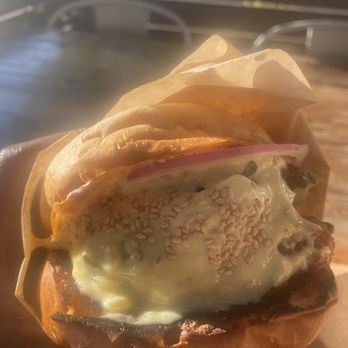 A+ Burger - Fish Burger - NO TONKATSU SAUCE - Burgers Near Me - Oakland, California A+ Burger - Fish Burger - NO TONKATSU SAUCE - Burgers Near Me - Oakland, California