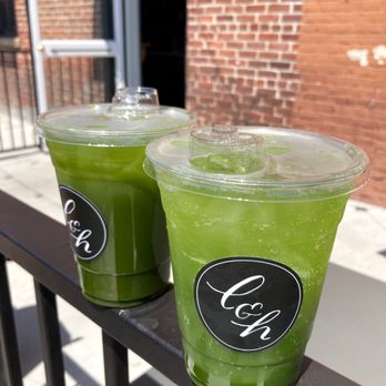 Lavender & Honey - Spicy Matcha-Rita and Tropical Matcha Tonic - Coffee & Tea Near Me - Pasadena, California