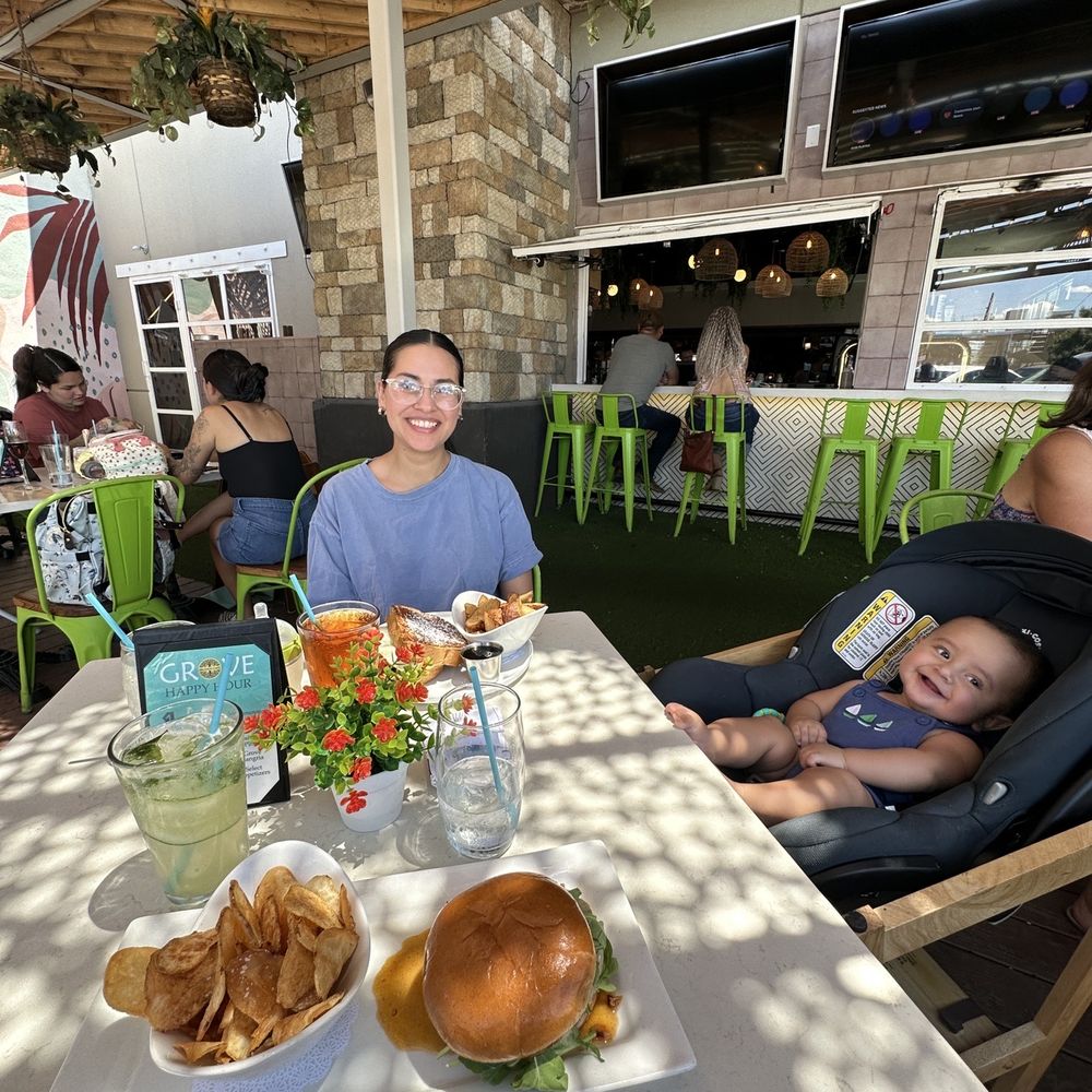Grove Brunch Cafe - Cucumber lemonade, French toast sandwich, grove burger. - Breakfast & Brunch Near Me - El Paso, Texas Grove Brunch Cafe - Cucumber lemonade, French toast sandwich, grove burger. - Breakfast & Brunch Near Me - El Paso, Texas