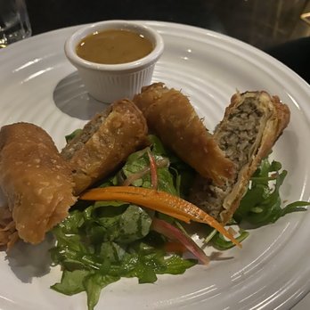Kiss - Boudin egg roll - New American Near Me - Houston, Texas Kiss - Boudin egg roll - New American Near Me - Houston, Texas