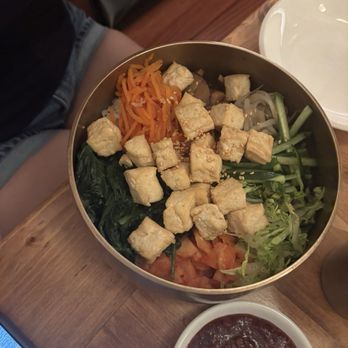 Golden HOF - HOF Bibimbap w/ Tofu (GF, V) - Korean Near Me - New York, New York Golden HOF - HOF Bibimbap w/ Tofu (GF, V) - Korean Near Me - New York, New York