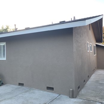 All Sides Exteriors - This is AFTER: night and day difference on stucco work! MAKE SURE TO CHECKOUT THE BEFORE PIC! - Painters Near Me - Carmichael , California