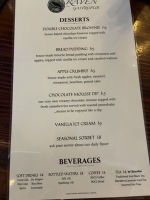 Menu photo 5 Raven Gastropub Scottsdale, AZ Menu photo 5 Raven Gastropub Scottsdale, AZ