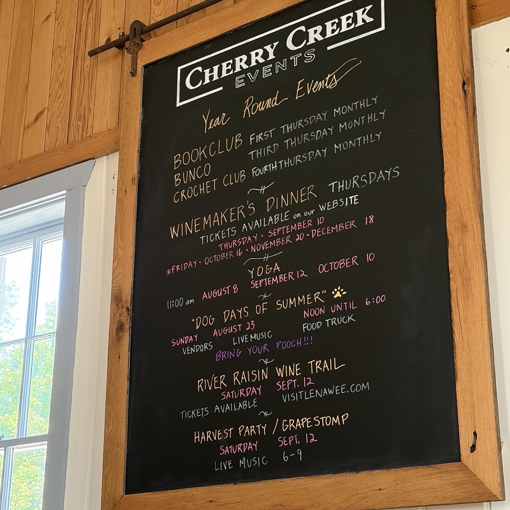 Cherry Creek Cellars - Wineries Near Me - Brooklyn, Michigan