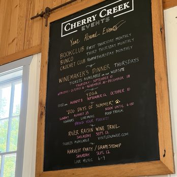 Cherry Creek Cellars - Wineries Near Me - Brooklyn, Michigan