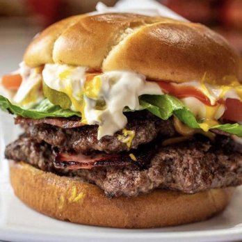 Moe'z Famous Cheesesteaks - Double bacon cheeseburger - Burgers Near Me - Ann Arbor, Michigan