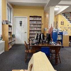 Huguenot Children's Library - Some computers and DVDs