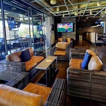 Topgolf - Comfy seating areas with interesting views can be found on all levels. - Golf Near Me - Las Vegas, Nevada