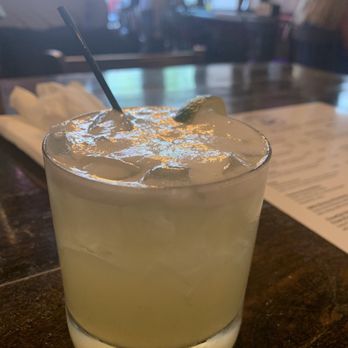 Debris Po Boys & Drinks - Margarita with a delicious salted foam - Sandwiches Near Me - Mobile, Alabama
