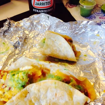 Tacos Guerrero - Breakfast taco w salsa - Mexican Near Me - Austin, Texas