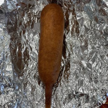 Coney Island Drive-Inn - A  happy camper corn dog's back - Hot Dogs Near Me - Largo, Florida