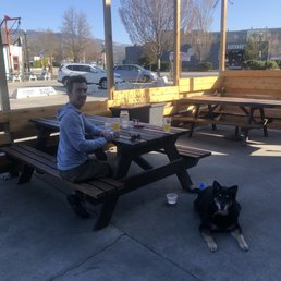 The patio is dog friendly The patio is dog friendly