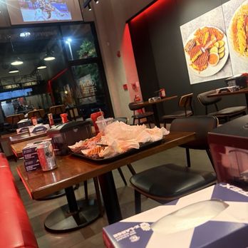 Abes - Take a seat, it's clean & the games on the TV - Hot Dogs Near Me - Clifton, New Jersey Abes - Take a seat, it's clean & the games on the TV - Hot Dogs Near Me - Clifton, New Jersey
