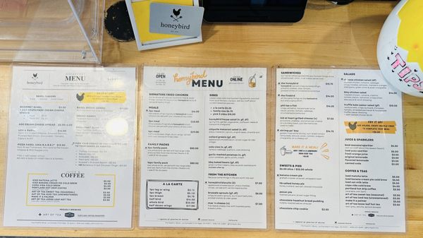Menu photo 1 Honeybird La Cañada Flintridge, CA
