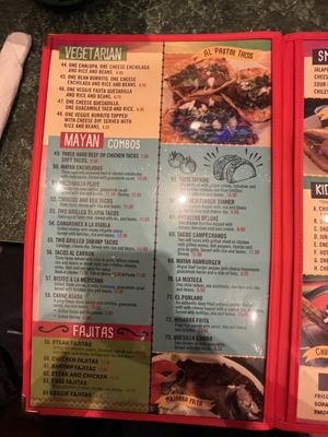 Menu photo 5 Maya Mexican Restaurant Homewood, AL