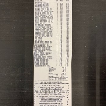 Dollar Tree - The Receipt where it says the policy and she still didn't know what it was. - Discount Store Near Me - Los Angeles, California Dollar Tree - The Receipt where it says the policy and she still didn't know what it was. - Discount Store Near Me - Los Angeles, California