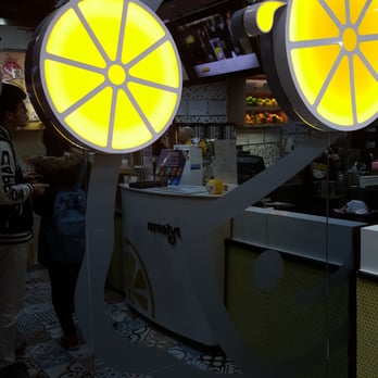 Happy Lemon - Cute mirror and lemons design. - Bubble Tea Near Me - Birmingham, XWM