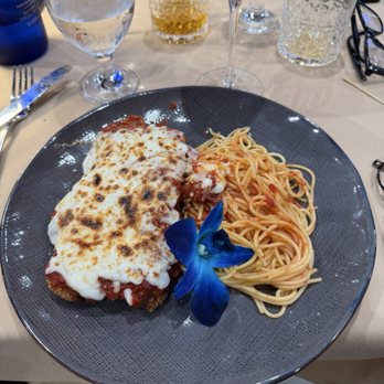 Bella Mia Cafe - Chicken parmigiana & spaghetti ( gluten free) - Italian Near Me - Bay Shore, New York