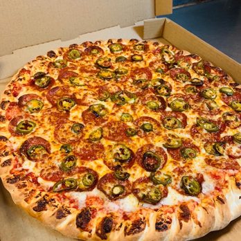 Pizza Express - Beef pepperoni with jalapeños pizza express - Pizza Near Me - Castro Valley, California