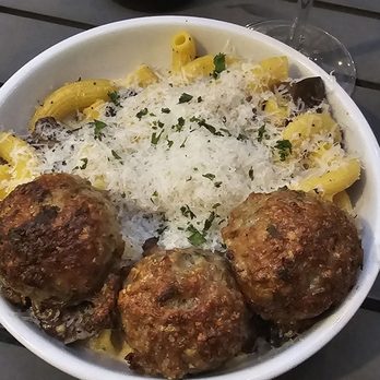 Fratelli By Jholano's - Chifferi Al Funghi with a Side of Meatballs - My favorite! (SO GOOD!) - Italian Near Me - Kendall, Florida