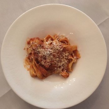 Artisan - Handmade fettuccine with bolognese sauce topped with ricotta - French Near Me - Elkhart, Indiana Artisan - Handmade fettuccine with bolognese sauce topped with ricotta - French Near Me - Elkhart, Indiana