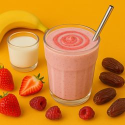 NutriCentro - STRAWBERRY BANANA DATE SMOOTHIE