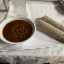 Tiru Ethiopian Restaurant - Shiro and Injera