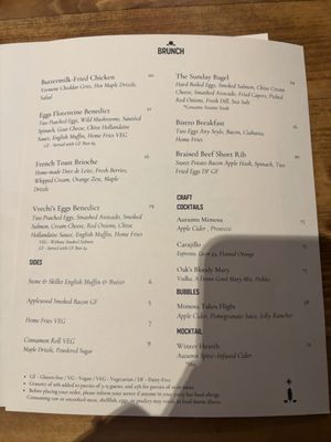 Menu photo 2 Oak Bistro Cambridge, MA