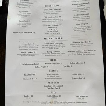 The Dime - Food menu - American Near Me - Round Rock, Texas