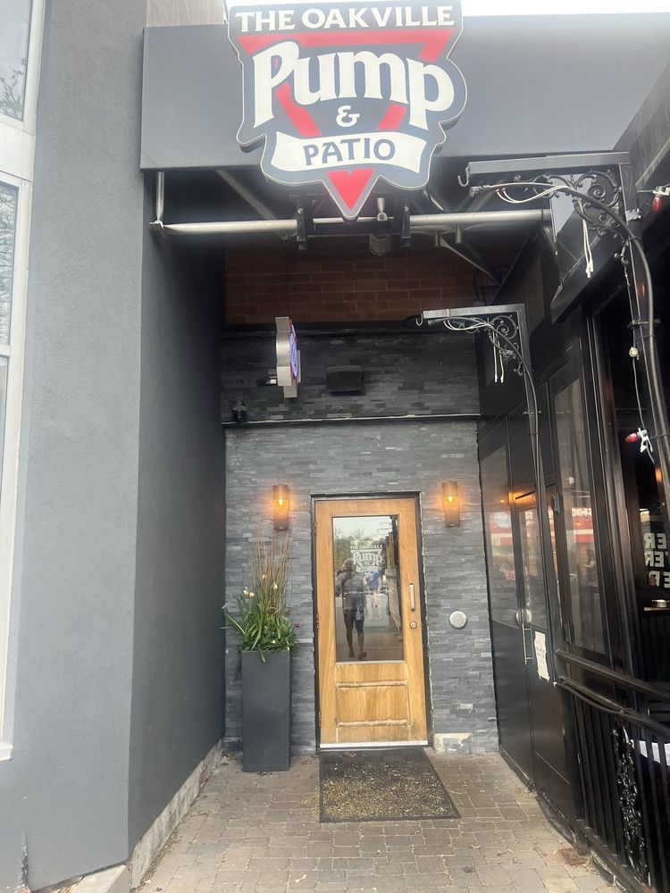 The Oakville Pump & Patio Logo