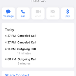 Darawal Assad U MD - My various calls to them, with times