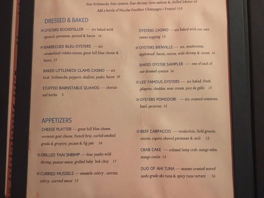 Menu photo 5 Naked Oyster Hyannis, MA Menu photo 5 Naked Oyster Hyannis, MA