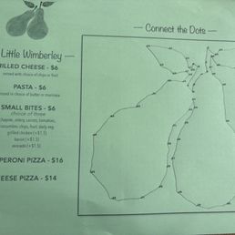 Kids menu