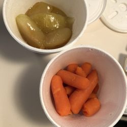 Cracker Barrel Old Country Store - Take out portion size carrots and baked apples