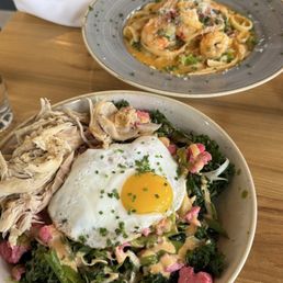 Socal So-Cal Grain Bowl & Calabrian Shrimp Fettucine Socal So-Cal Grain Bowl & Calabrian Shrimp Fettucine