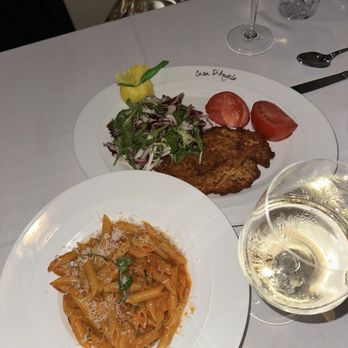 Casa D'Angelo Ristorante - Costoletta Milanese Penne Vodka Pasta - Italian Near Me - Boca Raton, Florida
