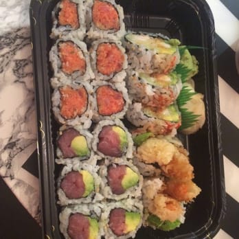 Tomo Sushi - Grill - delivery Sushi rolls- Shrimp tempura, tuna avocado and spicy tuna rolls - Sushi Bars Near Me - Yonkers, New York Tomo Sushi - Grill - delivery Sushi rolls- Shrimp tempura, tuna avocado and spicy tuna rolls - Sushi Bars Near Me - Yonkers, New York