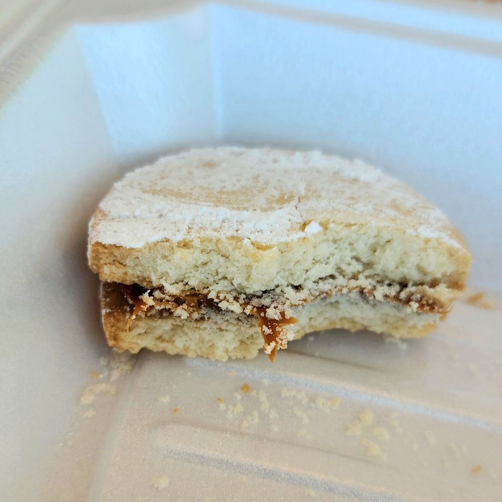 Los Andes Restaurant - Alfajores filled with dulce de leche. So good!!! - Latin American Near Me - Jacksonville, Florida
