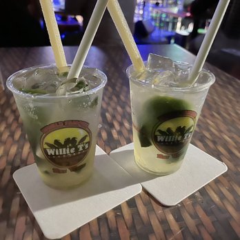Willie T's - Key lime mojito -with a sugar cane - Bars Near Me - Key West, Florida Willie T's - Key lime mojito -with a sugar cane - Bars Near Me - Key West, Florida