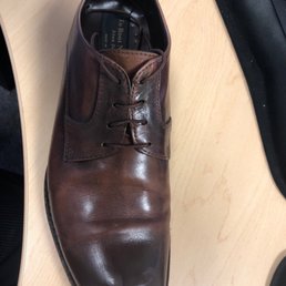 Repaired shoe. New heel, sole and a reconditioning.