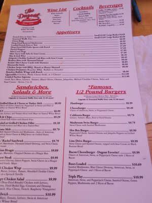 Menu photo 6 The Dugout Bar & Grill Bethel, MN Menu photo 6 The Dugout Bar & Grill Bethel, MN