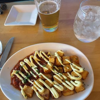 Triana - Patatas Bravas.  Smoked paprika salsa was delicious - Tapas/Small Plates Near Me - Albuquerque, New Mexico