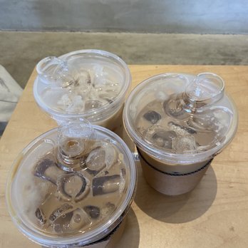 Laveta - Iced vanilla latte, iced oat milk honey latte and iced chai. Recommend all three! - Coffee & Tea Near Me - Los Angeles, California Laveta - Iced vanilla latte, iced oat milk honey latte and iced chai. Recommend all three! - Coffee & Tea Near Me - Los Angeles, California